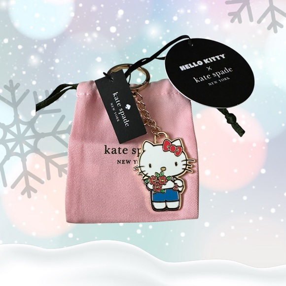 kate spade Accessories - Hello Kitty X Kate Spade Bag Charm/Key Chain!